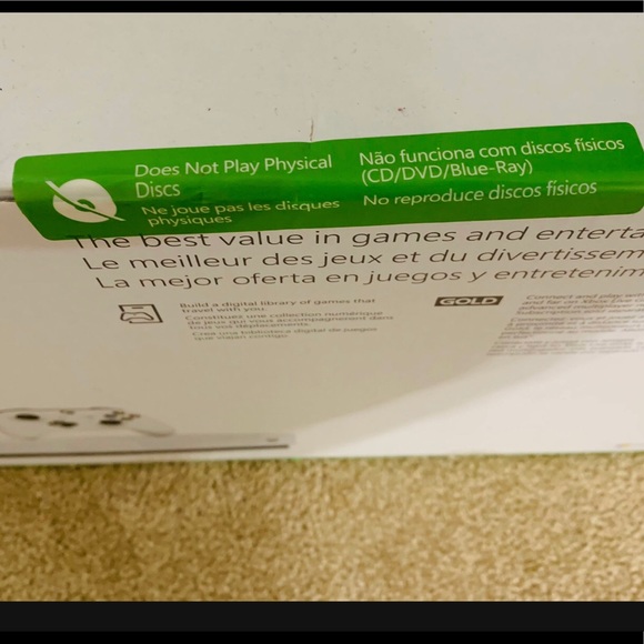 XBOX ONE S Series All Digital 1TB Bundle Edition_White NWT_Sealed in Box.